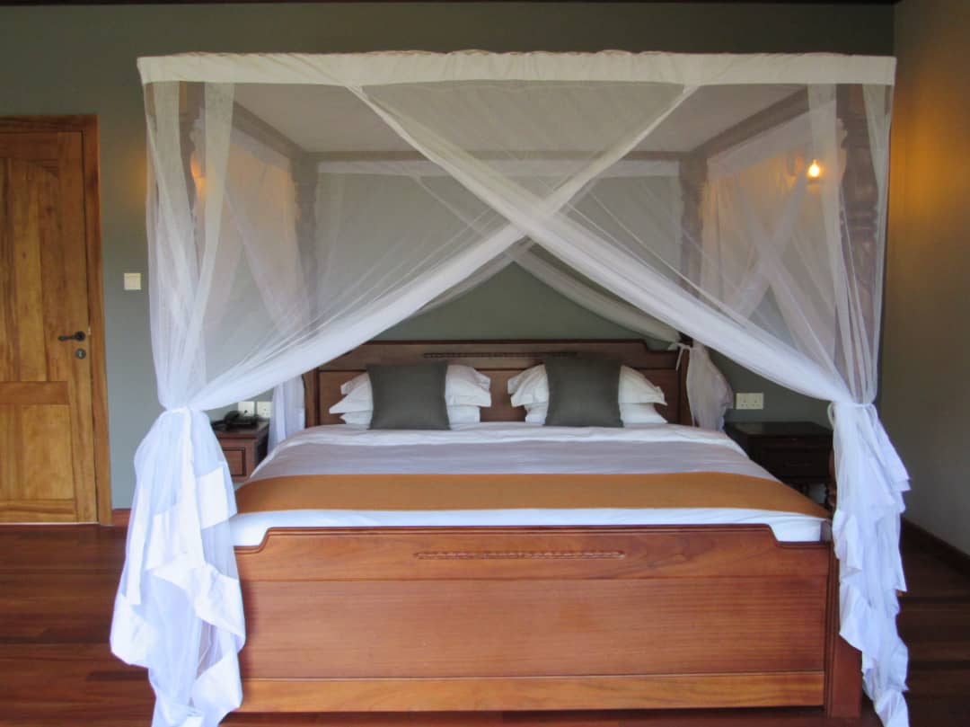 Cottage bedroom Chimpundu Lodge Kibale Forest National Park 1
