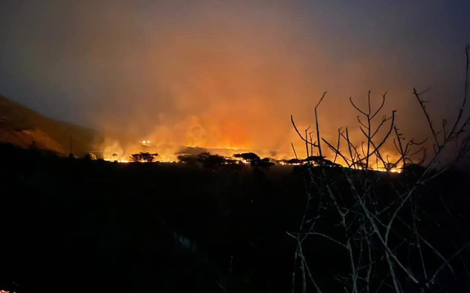 Fire guts Parkview Safari Lodge Queen Elizabeth National Park Solomon Mario Oleny 1