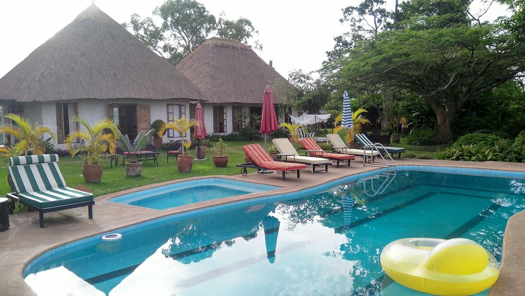 Property Exterior pool view Photo Ndali Lodge Kabarole Fort Portal Uganda Western Region