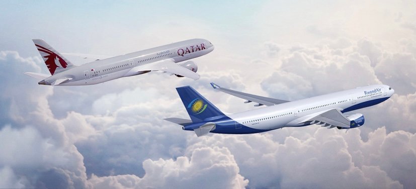 Kigali Rwanda to Doha Qatar nonstop flights now with Qatar Airways and RwandAir new codeshare deal.jpg