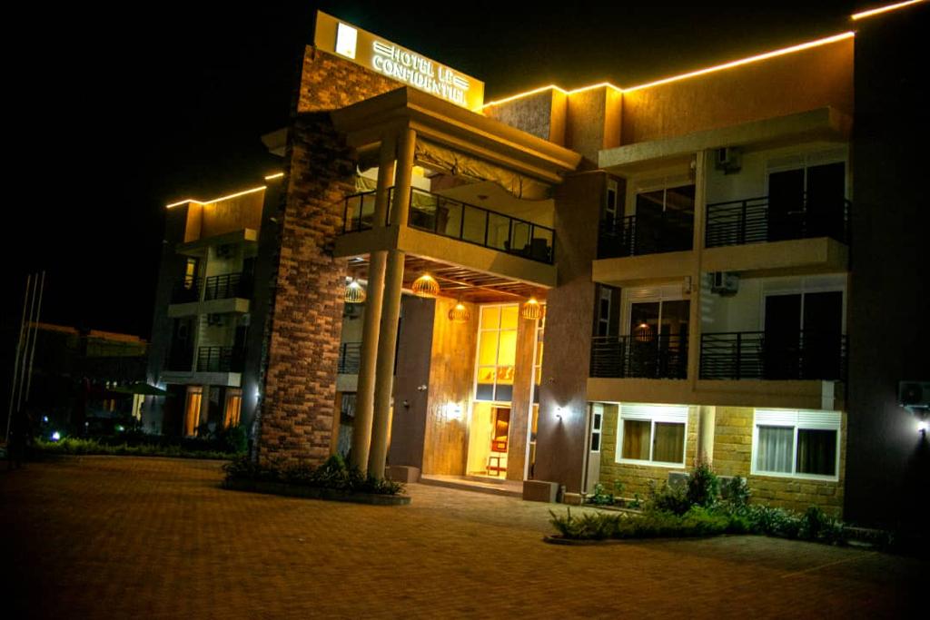 Property exterior night photo of Hotel Le Confidential Arua City Uganda West Nile Region Uganda Hotel
