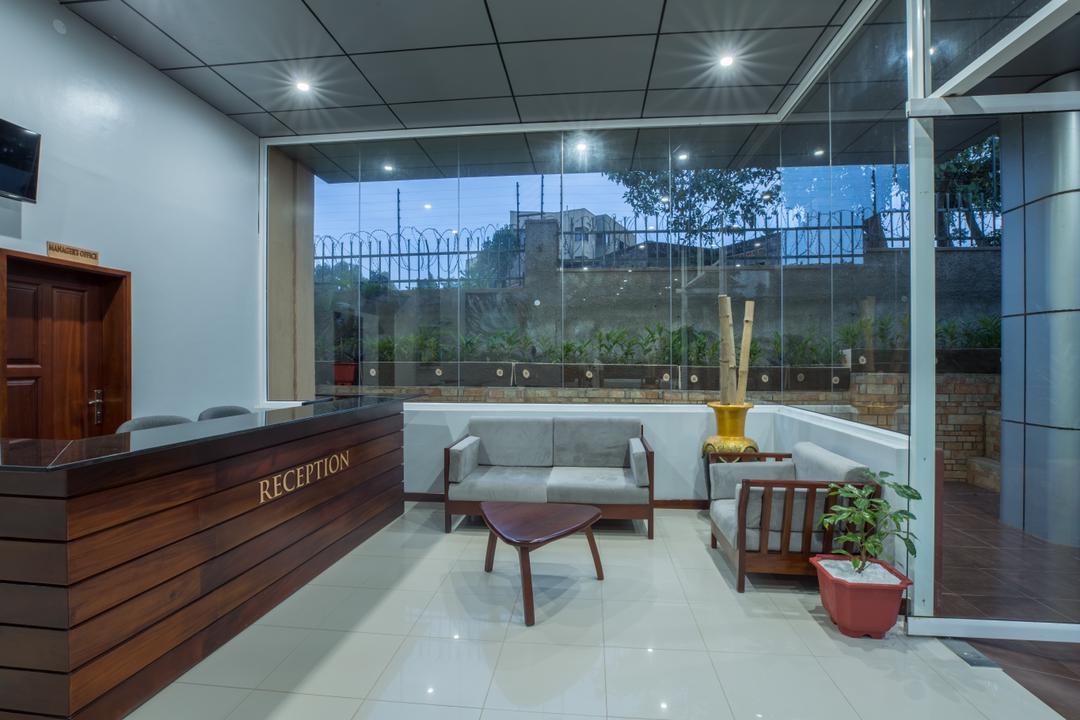 Caran Hotel Kampala front desk or reception area sofa chairs