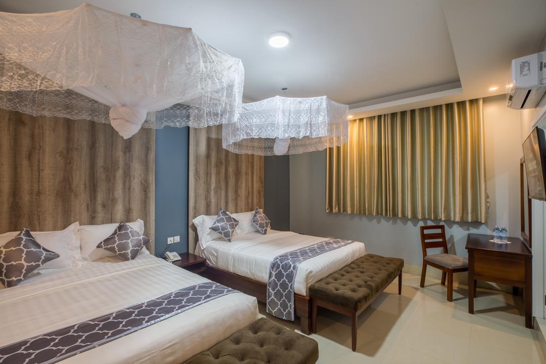 Caran Hotel Kampala twin room or family room