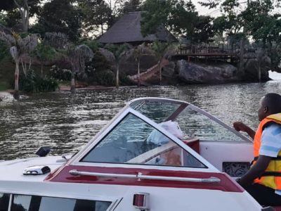 Private day boat hire with driver on Lake Victoria tour