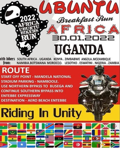 Uganda Bikers to Join Exciting 2022 Africa UBUNTU Bikers Run