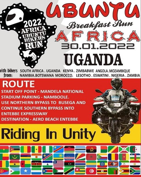 Uganda Bikers to Join Exciting 2022 Africa UBUNTU Bikers Run