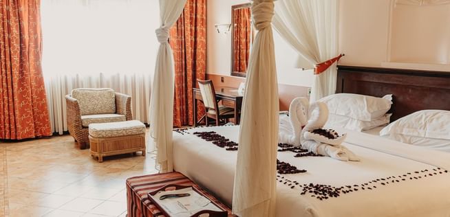 Honey moon package photo at lake Victoria Serena-golf resort and spa