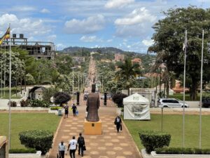 Kabaka Monument Royal Mile and Bulange Buganda Parliament Mengo Uganda Photo by Awaken Millionare Twitter