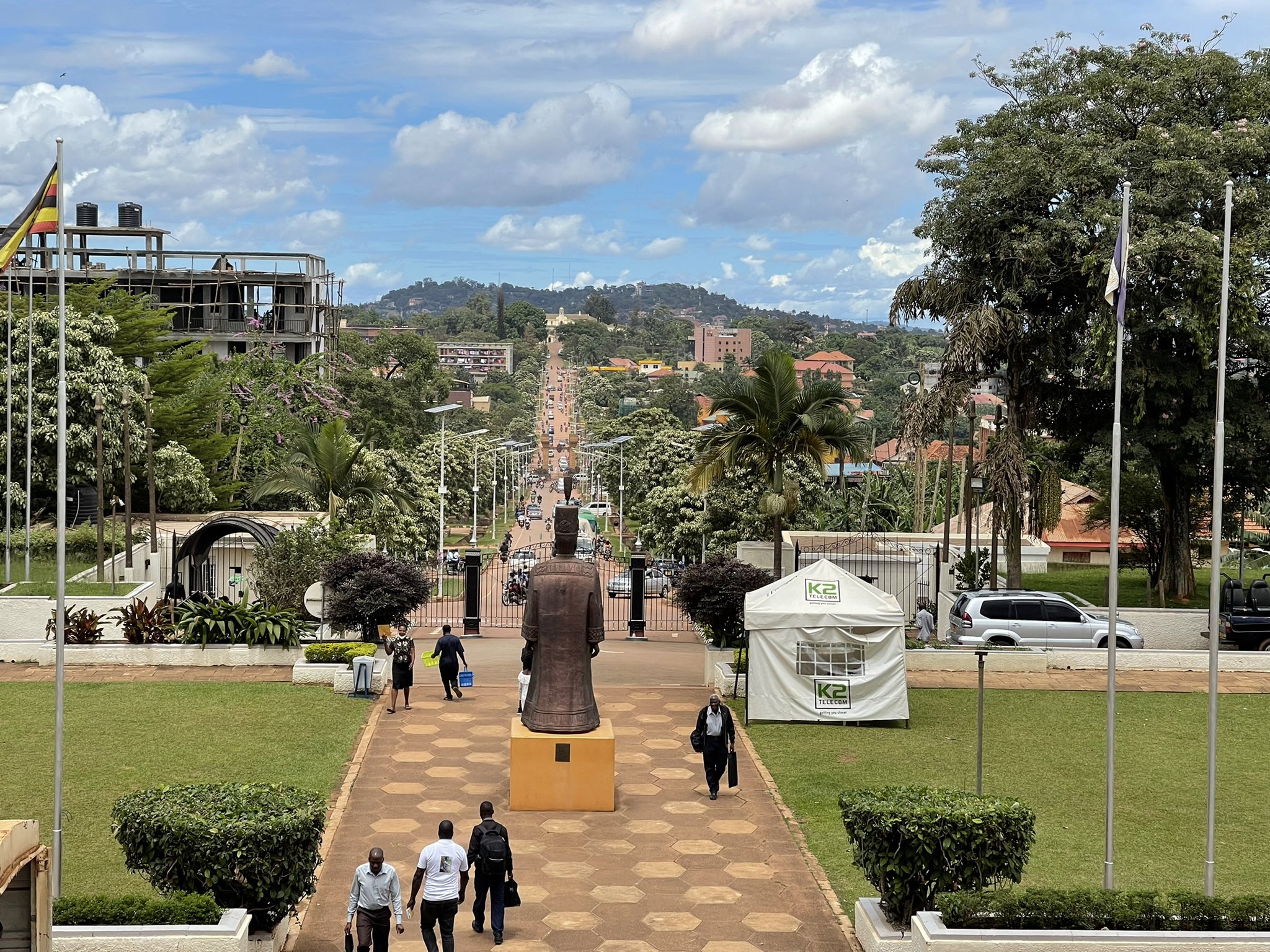 Kabaka Monument Royal Mile and Bulange Buganda Parliament Mengo Uganda Photo by Awaken Millionare Twitter