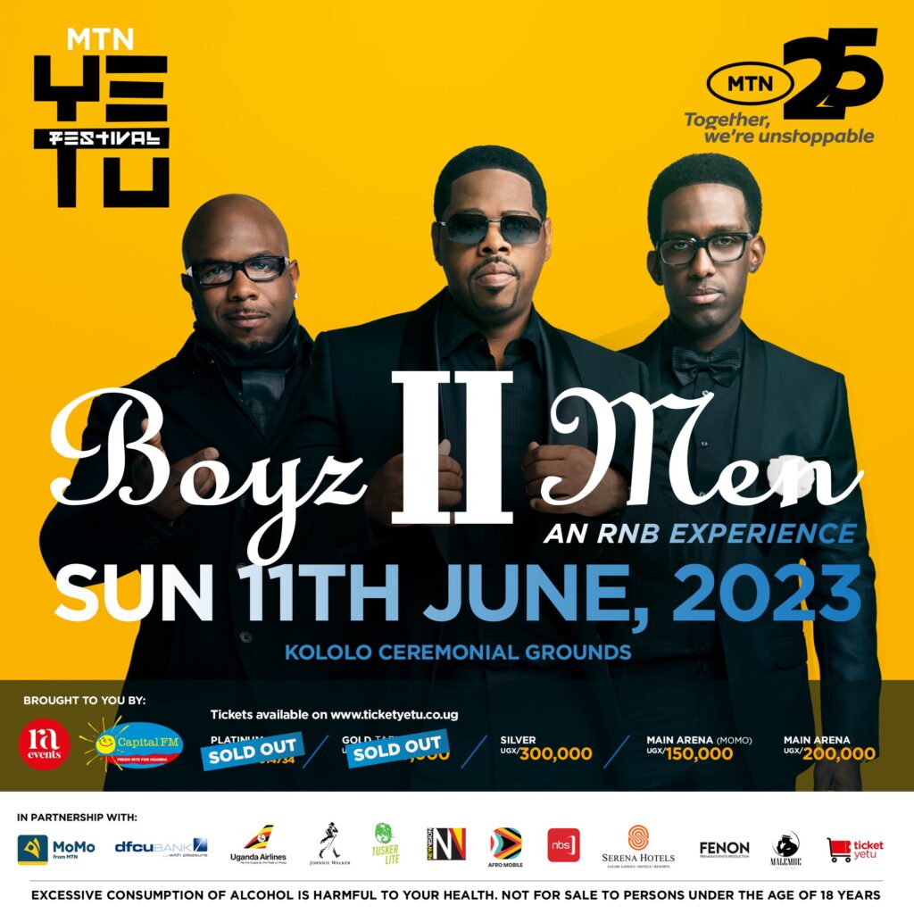MTN Yetu Festival Presents Boyz II Men live in Kampala 1