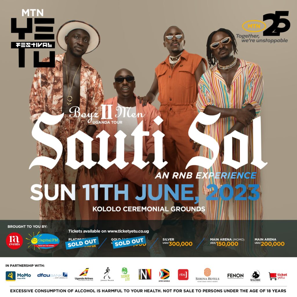 MTN Yetu Festival Sautisol and Boyz II Men live in Kampala