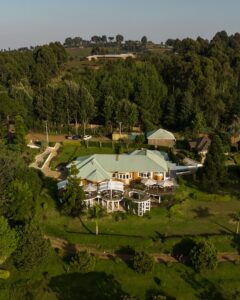 Property Aerial View Photo Arcadia Lodge Hotel Lake Bunyonyi Kabale Uganda Western Region 4