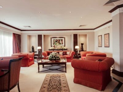 State suite living room standard photo at Kampala Serena hotel