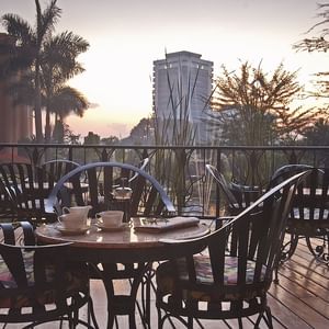 The Ssese Patisserie photo of the rooftop at Kampala Serena hotel