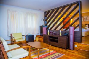 Timber Cottage Room Interior Photo Arcadia Lodge Hotel Lake Bunyonyi Kabale Uganda Western Region