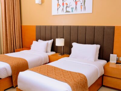 Twin Bedroom Photo Khotels Entebbe Uganda Central Region