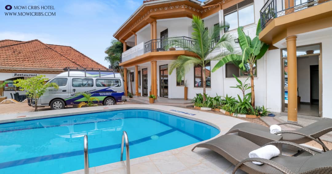 Outdoor swimming pool Photo Mowi Cribs Hotel and Spa Entebbe Uganda Central Region