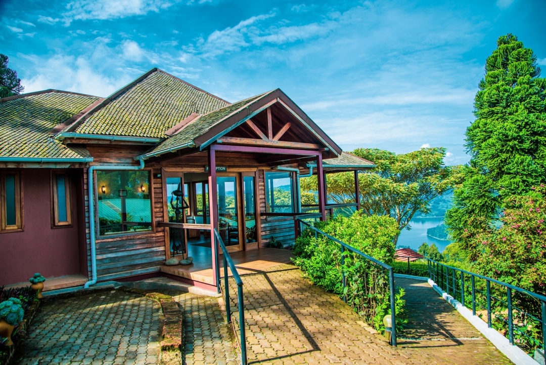 Exterior Restaurant Photo Arcadia Lodges Lake Bunyonyi Kabale, Uganda Central Region