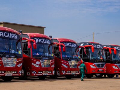 Bus Exterior Photo Jaguar Executive Coaches Kampala Uganda Central Region 1