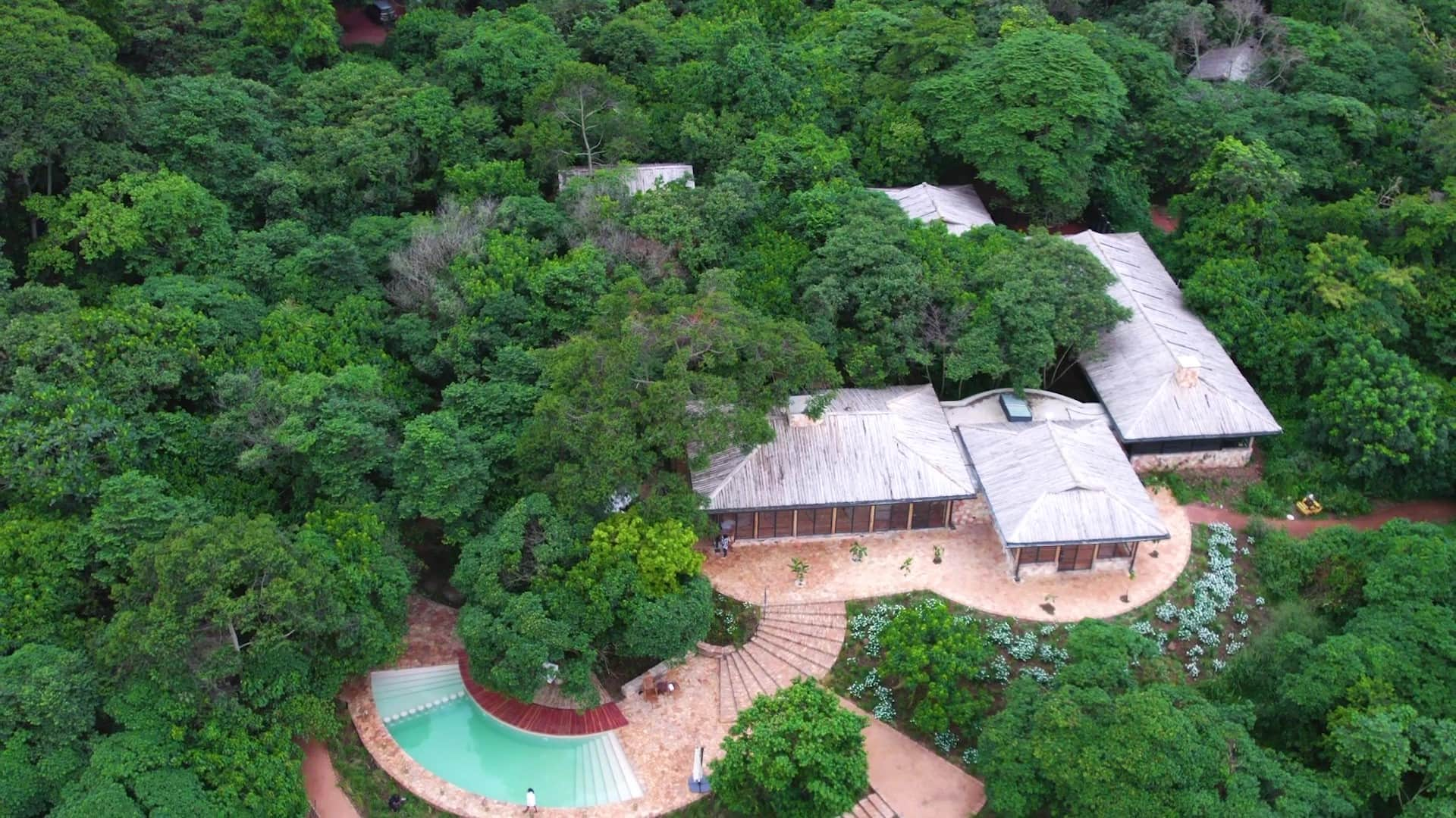 Ariel view photo at Entebbe Forest Garuga Lodge Entebbe Uganda Kampala central region