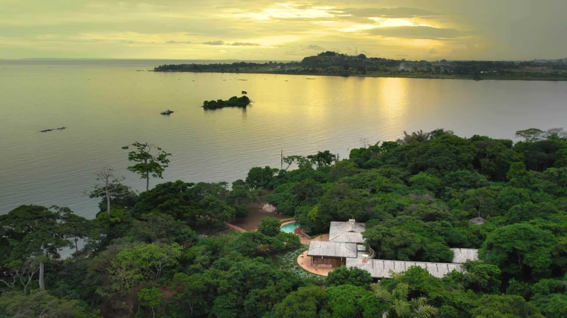 Lake view photo at Entebbe Forest Garuga Lodge Entebbe Uganda Kampala central region