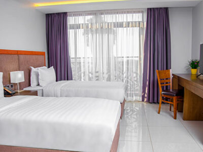 Twin bedroom photo Canary Hotel Kampala Uganda