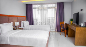 Twin bedroom photo Canary Hotel Kampala Uganda