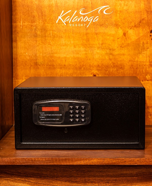 In-Room Electronic Safe for Resort and Hotel Guest Rooms Photo Kalanoga Beach Resort Busabala Hotel, Kampala, Uganda Central Region