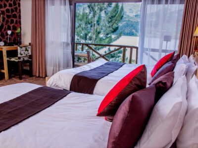 Twin Bedroom photo Lake Mulehe Safari Lodge Uganda Western Region