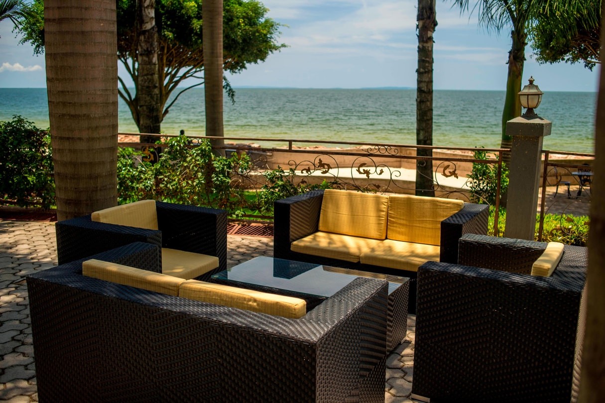 Terrace showing the lake view Photo Protea Hotel by Marriott Entebbe,Entebbe Uganda Central Region