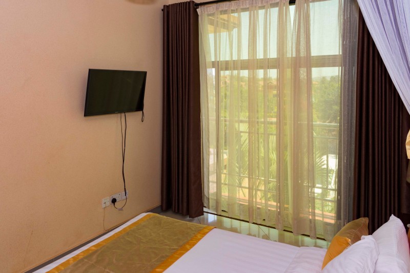 Executive Suite Bedroom window Photo Nican Resort Hotel Sseguku Katale Entebbe Kampala Central Uganda