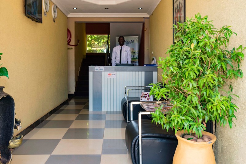 FrontDesk Photo Nican Resort Hotel Sseguku Katale Entebbe Kampala Central Uganda