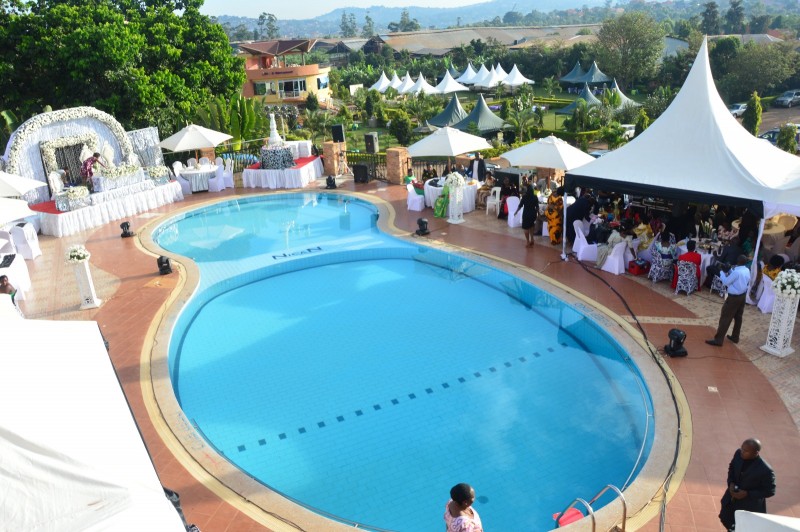 Wedding Poolside Photo Nican Resort Hotel Sseguku Katale Entebbe Kampala Central Uganda