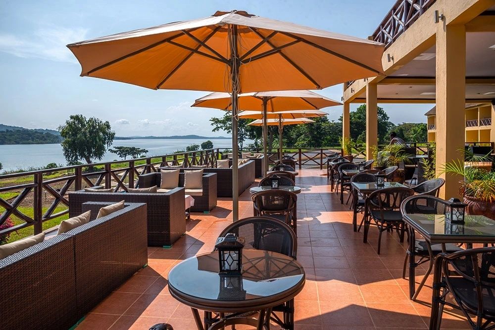 Rooftop Restaurant Photo Kaazi Beach Resort Kampala Uganda Central Region