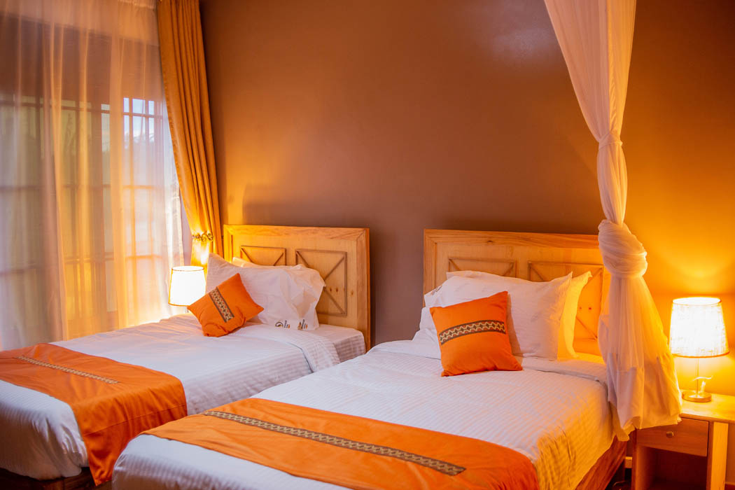 Twin Bedroom poto Savannah suites Entebbe Uganda Central Region 1