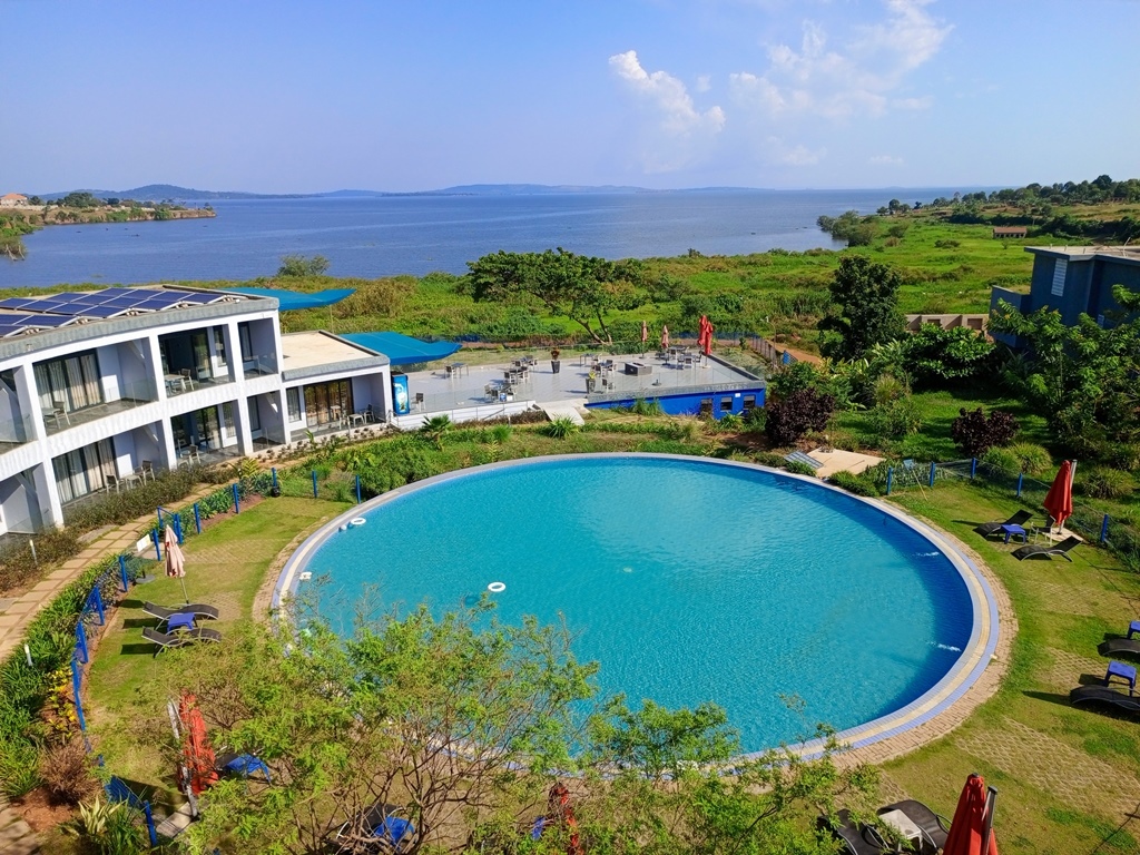 Outdoor swimming pool Photo Aquarius Kigo Resort Entebbe, Uganda Central Region 1