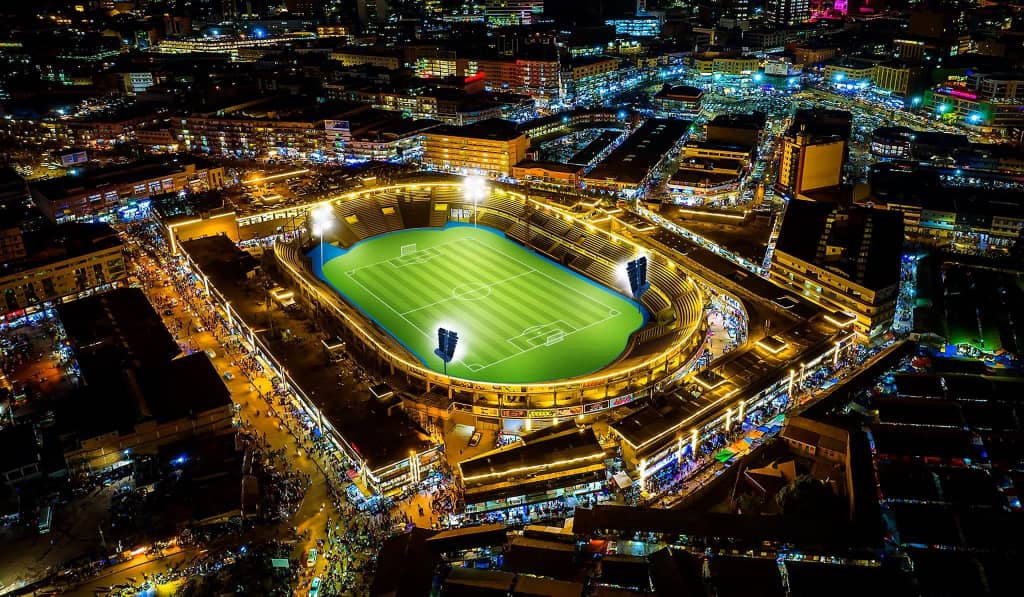 Nakivubo Stadium night photo Victoria Mews Hotel, Kampala Uganda Central Region