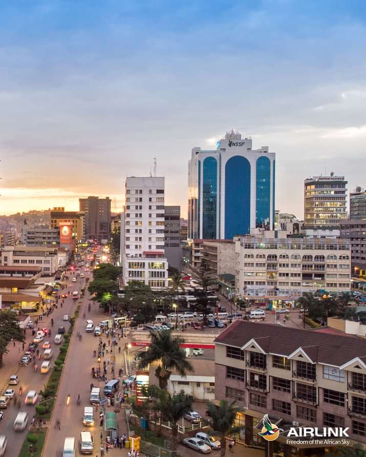 Kampala City at Sunset Photo Victoria Mews Hotel, Kampala Uganda Central Region