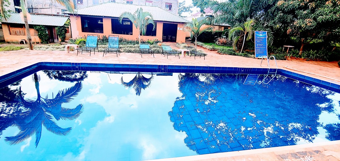 Pool photo with property view Banana Village Eco Retreat Entebbe, Uganda Central Region