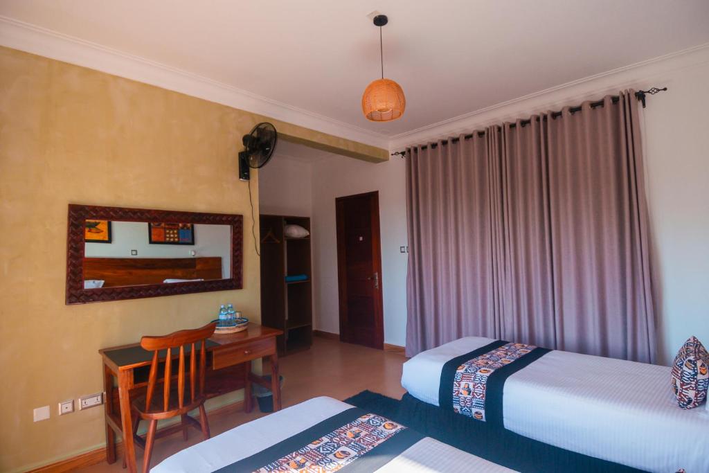 Twin Bedroom Photo The Lakeside Resort Entebbe Uganda Central Region