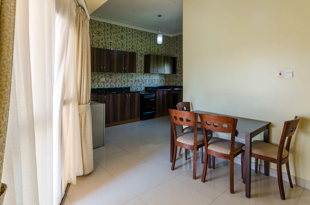 Twin Bedroom Kitchen photo Las Vegas Garden Hotel Kampala, Uganda Central Region 1