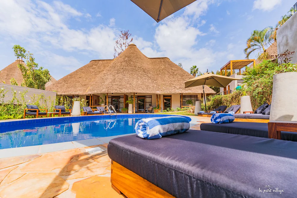 Pool area photo Le Petit Village Hotel Kampala, Uganda Central Region