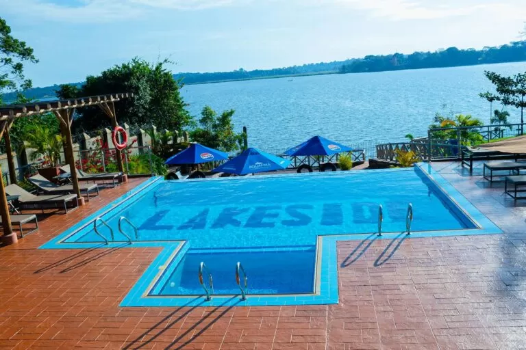 Outdoor swimming pool Photo The Lakeside Resort Entebbe Uganda Central Region