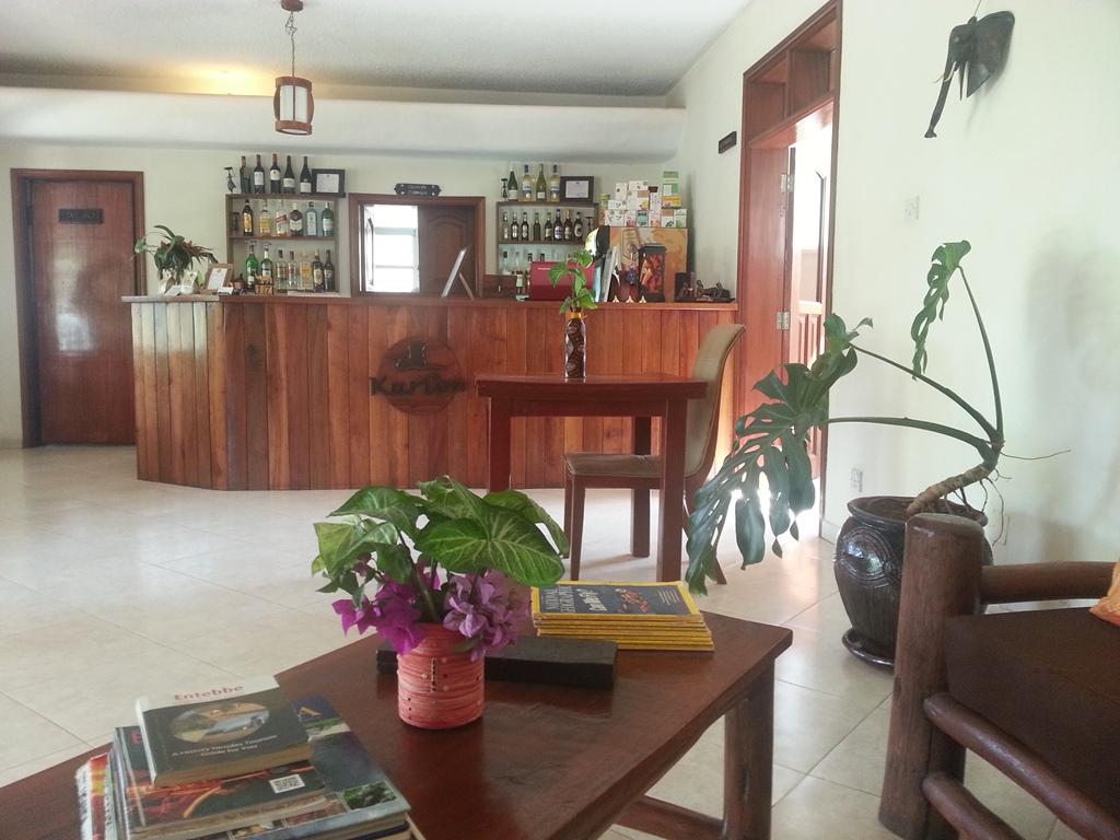 Front Desk with the Lobby Photo Karibu Guest House Entebbe - Guest Houses | Entebbe, Uganda Central Region