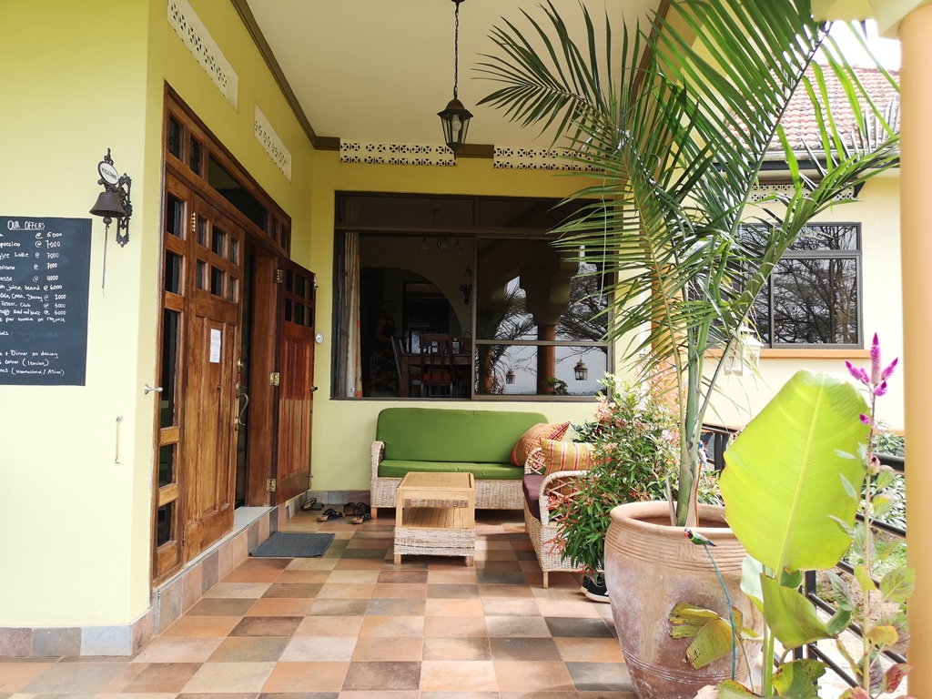 Terrace Restaurant Photo Blue Monkey Guest House - Hotels | Entebbe, Uganda Central Region