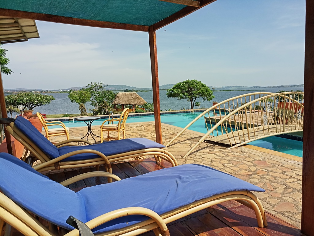 Pool chairs Photo Samuka Island Retreat Jinja - Hotels | Jinja, Uganda Eastern Region