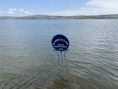 Photograph taken from the Source of the Nile in Jinja, Eastern Uganda during an adventure tour to Jinja