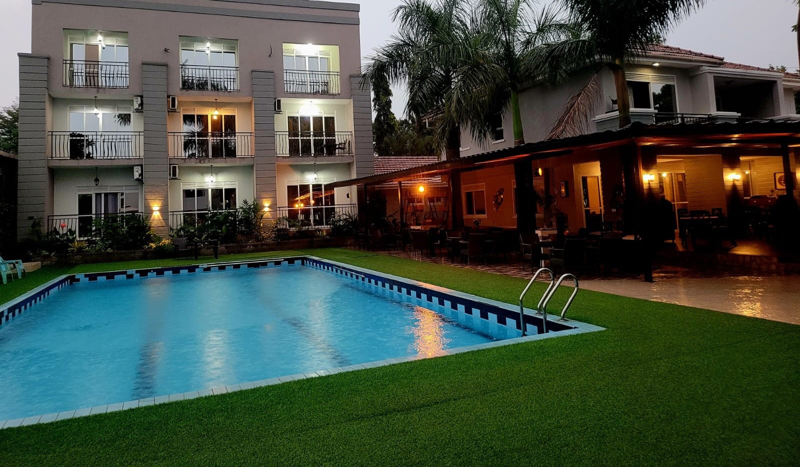 Property Exterior with pool view Photo The Mansion Hotel Jinja Uganda Eastern Region