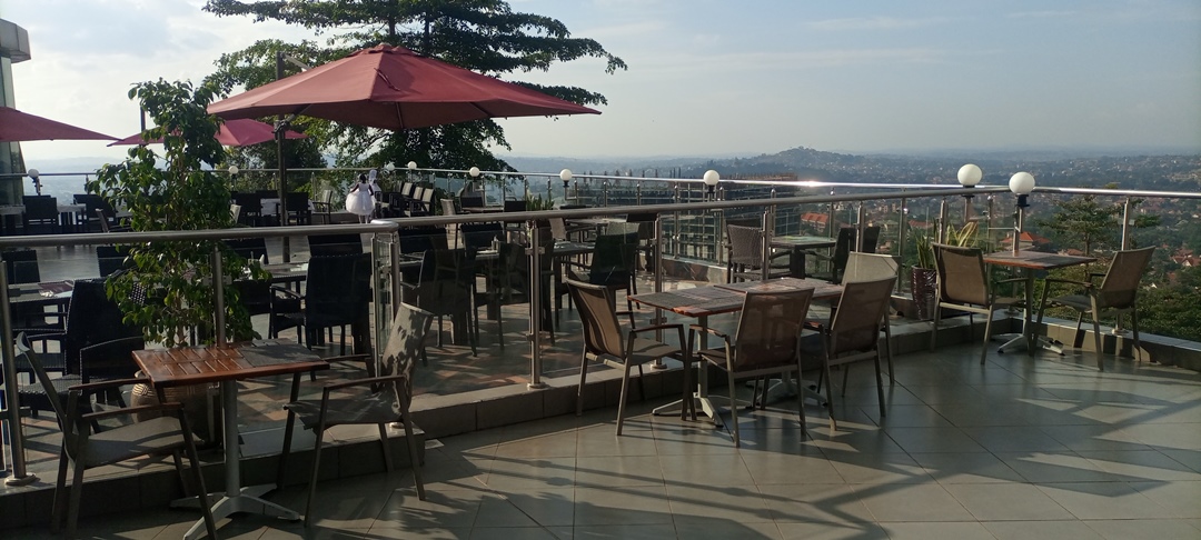 Terrace Restaurant Photo Sky Hotel International Kampala - Uganda Central Region