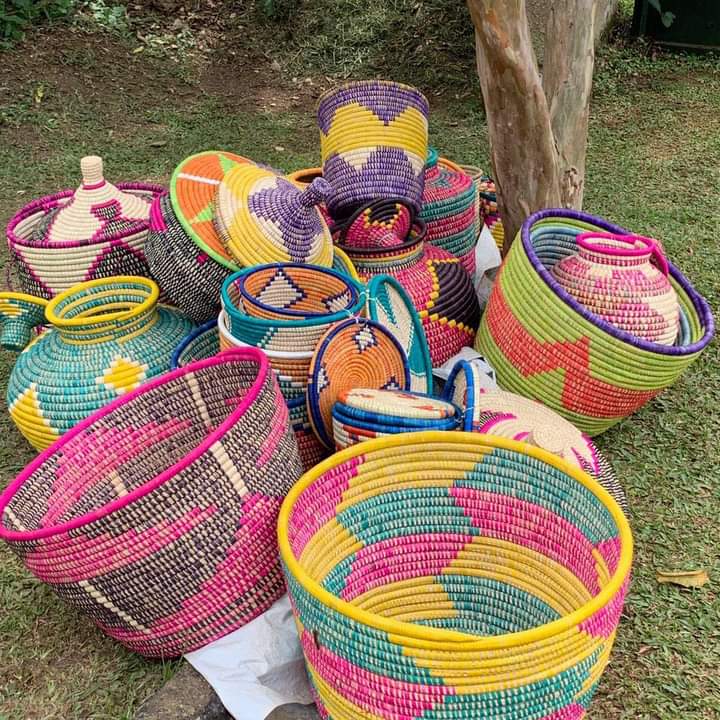 Baskets bring life into many households in the Rwenzori Region of Uganda Photography by Rwenzori Sustainable Trade Centre Arts & Crafts Store